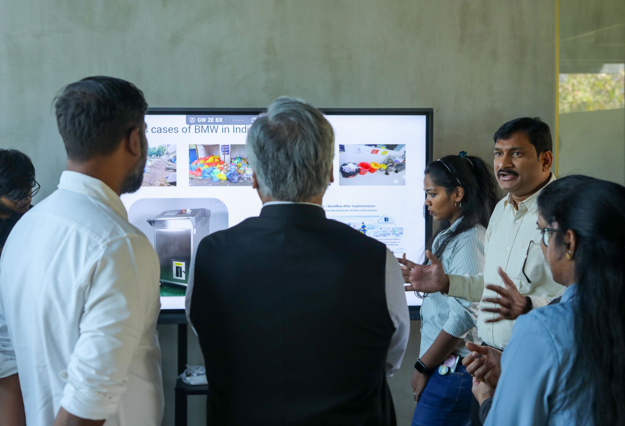 ABIOT-E-SAFE showcased to Karnataka Minister at Atria Beyond Labs